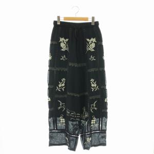 25SS Embroidery Patchwork Trousers Pants