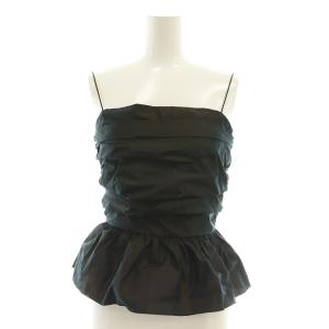 23AW Chambray Gather Camisole キャミソール ビスチェ F ブラウン /DF