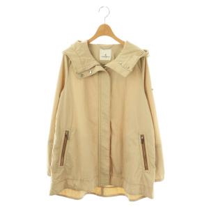 ブラン ナイロンフードコート ハーフコート 38 ベージュ /DF OS