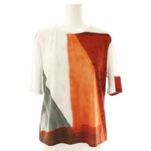 プルミエ マルチプリントカットソー Tシャツ 半袖 38 マルチカラー /DF OS