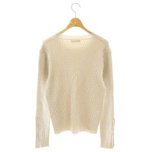 MORABITO プルミエ レーヨンクルーネックニット プルオーバー 長袖 38 グレージュ /DF OS