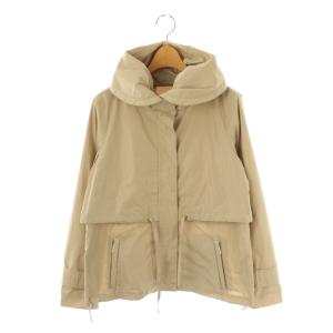 ウエストドロストジャケット ジップアップ 38 ベージュ /DO OS