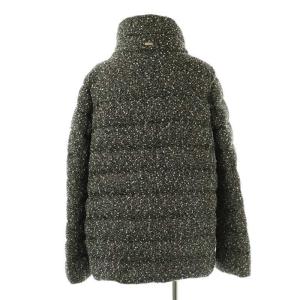 HERNO ツイードダウンジャケット 40 マルチカラー