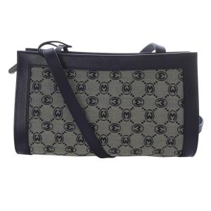 MORABITO Mロゴジャガード ショルダーバッグ 紺 ネイビー /SR10