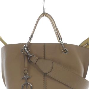 TOD'S JOY 2WAY ミニトートバッグ ブラウン