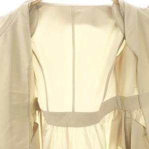 René スプリングコート グログラン 34 ベージュ /DF OS