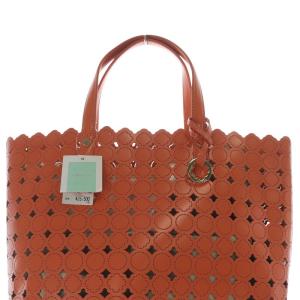 TOCCA キャンディクローバー トートバッグ ハンドバッグ オレンジ /SR50