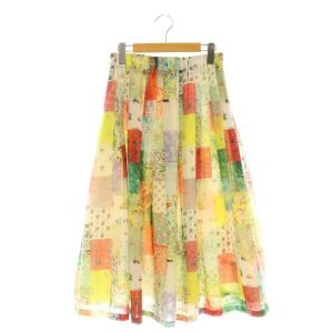 パッチワークデザインロングスカート M マルチカラー /DO OS SH
