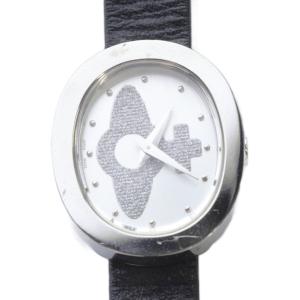 オーブ クォーツ 腕時計 2針 ブラック シルバーカラー VW90FZ