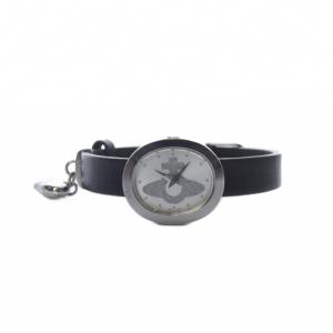 Vivienne Westwood オーブ クォーツ 腕時計 2針 ブラック シルバーカラー VW90FZ