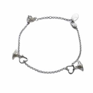 ハート オーブ ブレスレット 925