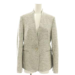 UNITED ARROWS セットアップ 1Bジャケット スカート 40 ライトグレー /DO OS