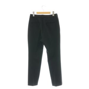 UNITED ARROWS ポリエステルストレッチパンツ テーパード スラックス 40 黒 ブラック /AT OS