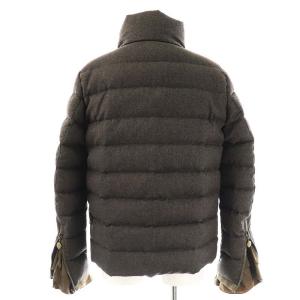 MONCLER ×sacai SEORI ウールダウンジャケット 1 ダークグレー