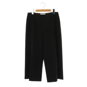 スラックス ワイド パンツ 40 黒 ブラック /AT OS