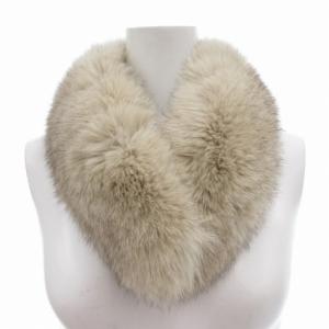 BALMAIN SAGA FURS 美品 ティペット 毛皮 フォックスファー アイボリー /AE