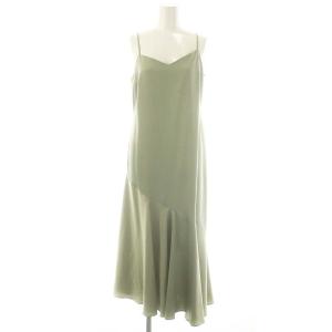 eimy istoire レースブラウス セットアップ キャミワンピース サテン M ミント スモークグリーン /ES OS