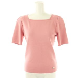 Knit Top Elegant Square 38 ピンク 37943