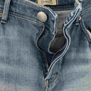 YANUK 57121261 High Waist RUTH デニムパンツ ジーンズ スリムテーパード 26 ブルー