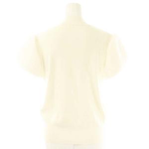 CELFORD 23AW ショートファースリーブニットプルオーバー カットソー 半袖 36 白 ホワイト /AT OS