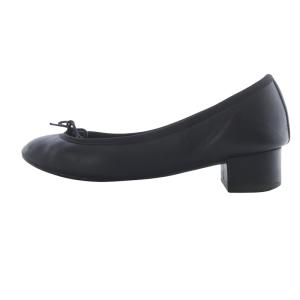 Repetto Camille gomme Ballerinas レザーバレエシューズ パンプス 35.5 黒 ブラック