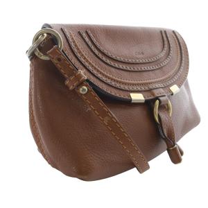 Chloe マーシー ミニショルダーバッグ 茶 ブラウン /SR30 OH