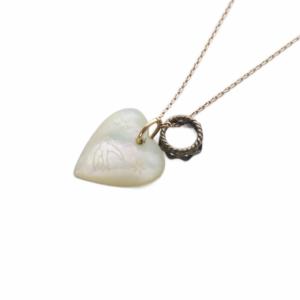 NOJESS ハートモチーフ ネックレス ペンダント K10 ゴールド /SR6