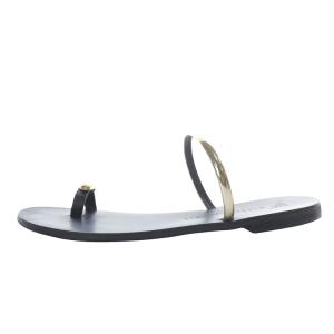 Deuxieme Classe ニコラスライナス NICOLAS LAINAS 24SS BIJOU トングサンダル フラット レザー