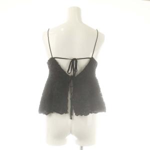 COCO DEAL 25SS 3Dラッフルチュールペプラムブラウス チュールスカート ロング 2 ブラック /DF OS