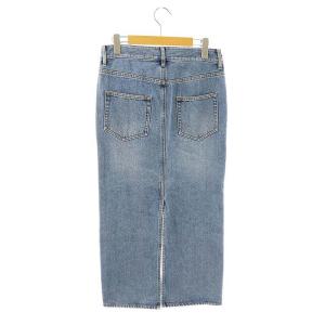 MUSE de Deuxieme Classe 24SS DENIM W Slit スカート タイト 36 青 ブルー /CX OS