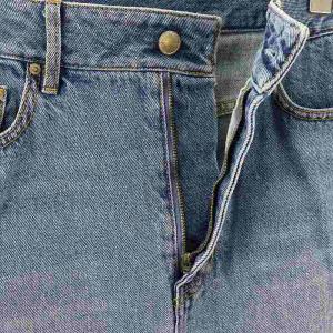 MUSE de Deuxieme Classe 24SS DENIM W Slit スカート タイト 36 青 ブルー /CX OS