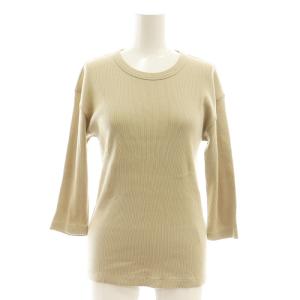 24SS dignity Tシャツ カットソー 七分袖 F ベージュ /AT OS