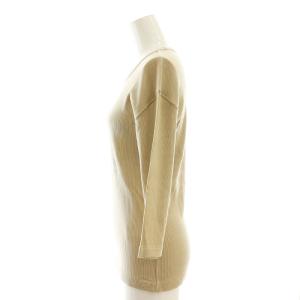 Deuxieme Classe 24SS dignity Tシャツ カットソー 七分袖 F ベージュ /AT OS