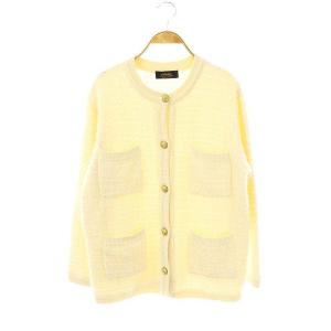 TWEEDY ニットジャケット F アイボリー /DO OS