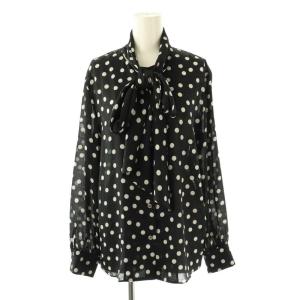 25SS Blinq Emas Blouse 38 ブラック ホワイト