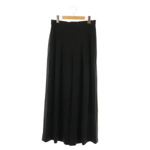 24SS Cleven Dina ワイドパンツ イージー 40 ブラック /DO OS