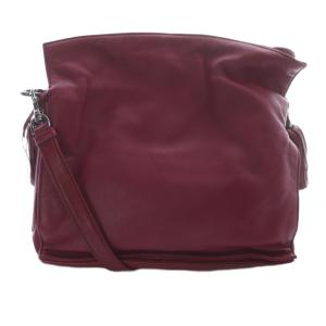 LOEWE フラメンコ ナッパレザー ヴィンテージ ショルダーバッグ パープル