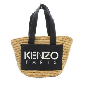 かごバッグ ショルダー 2WAY ラフィア ロゴ 生成り 黒 ブラック /UO