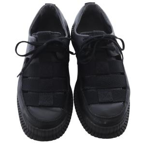 CAMPER PIX レースアップシューズ スニーカー 35 黒 ブラック /SR43