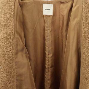 CLANE フレアファーコート ボア アウター 1 ブラウン /CX OS