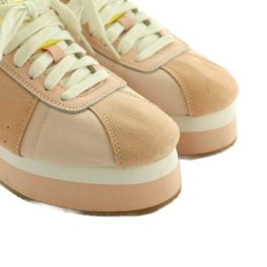 DIESEL 厚底スニーカー 24cm マルチカラー ピンク オレンジ /SS OS