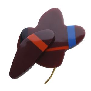 モチーフブローチ エンジ /SR36