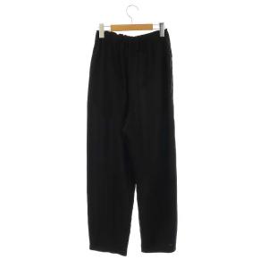 ENFOLD 24SS DRAPE TAPERED-TROUSERS パンツ テーパード 38 ブラック /HK OS