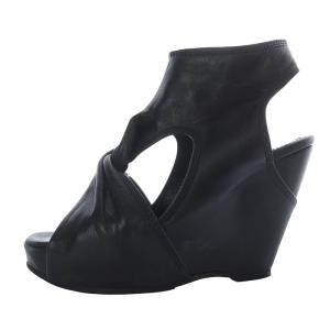 ブーツサンダル ウェッジソール 23cm ブラック