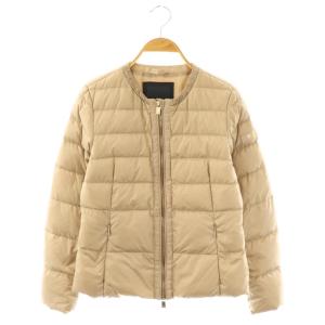 23AW トゥモローランド別注  BREVA ダウンジャケット ノーカラー 01 ベージュ