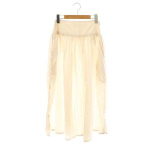 リヨセルコットンギャザースカート ロング XS ライトピンク /HK OS