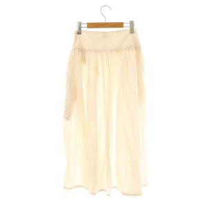 TOTEME リヨセルコットンギャザースカート ロング XS ライトピンク /HK OS