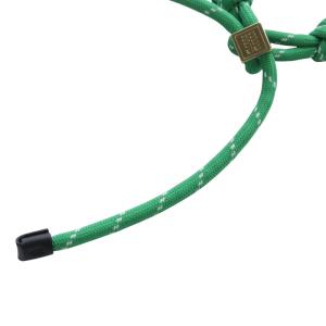 miumiu コード ナイロン ブレスレット グリーン