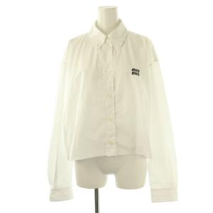 24年製 カットオフポプリンシャツ 40 オフホワイト