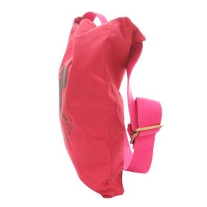 HUNTING WORLD ショルダーバッグ 斜め掛け クロスボディ スクエア 裏地総柄 ロゴ ピンク /GV